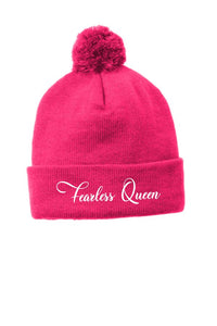 Fearless Queen Pom Pom Beanie