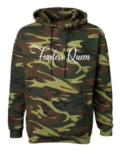 Fearless Queen Camo Hoodie