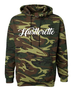 Hustlerette Camo Hoodie