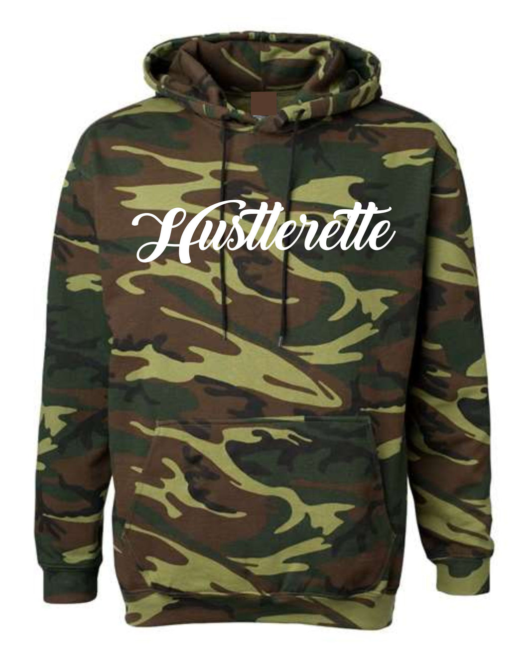 Hustlerette Camo Hoodie