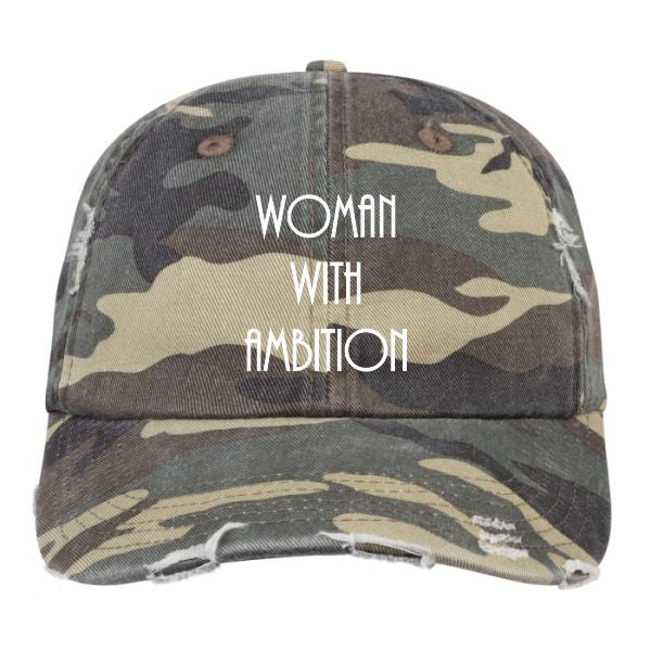 Woman With Ambition Camo Dad Hat
